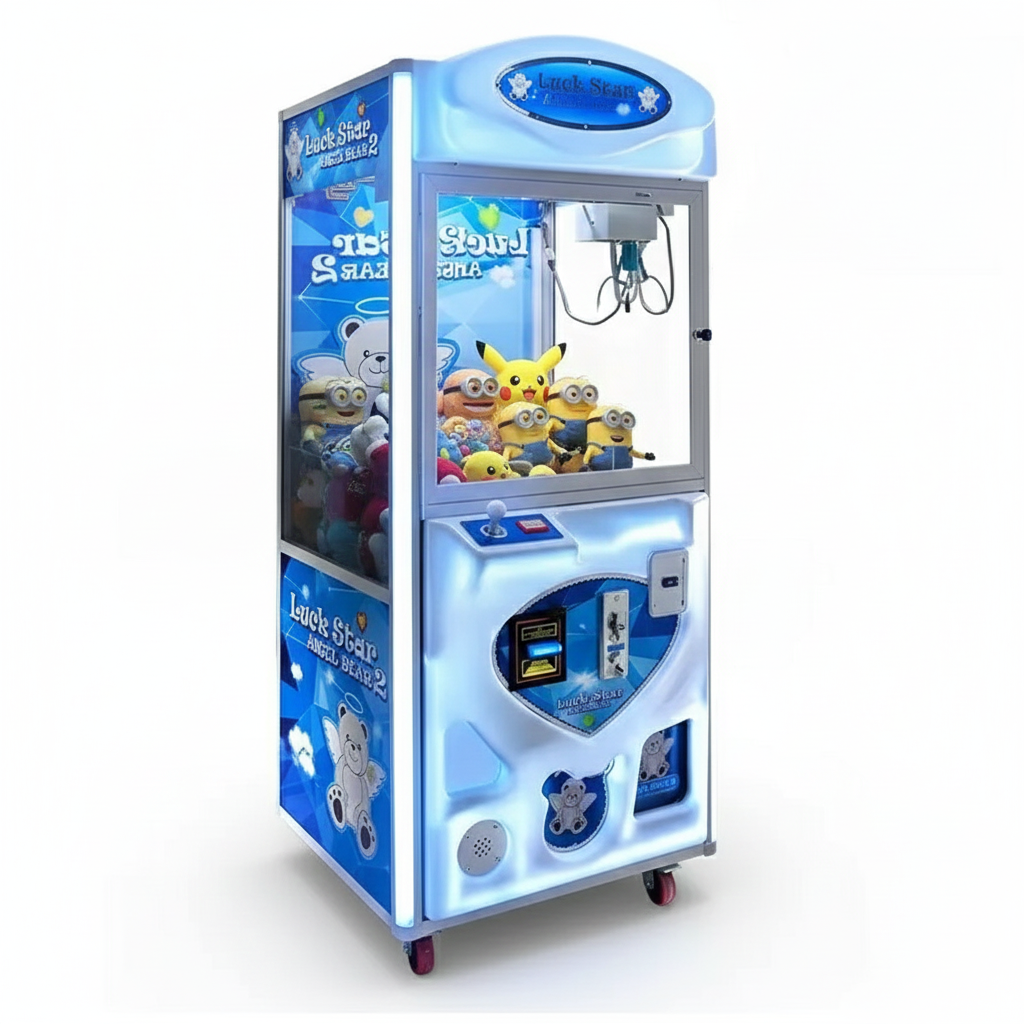 Lucky Star Angel Bear 2 Claw Crane Machine
