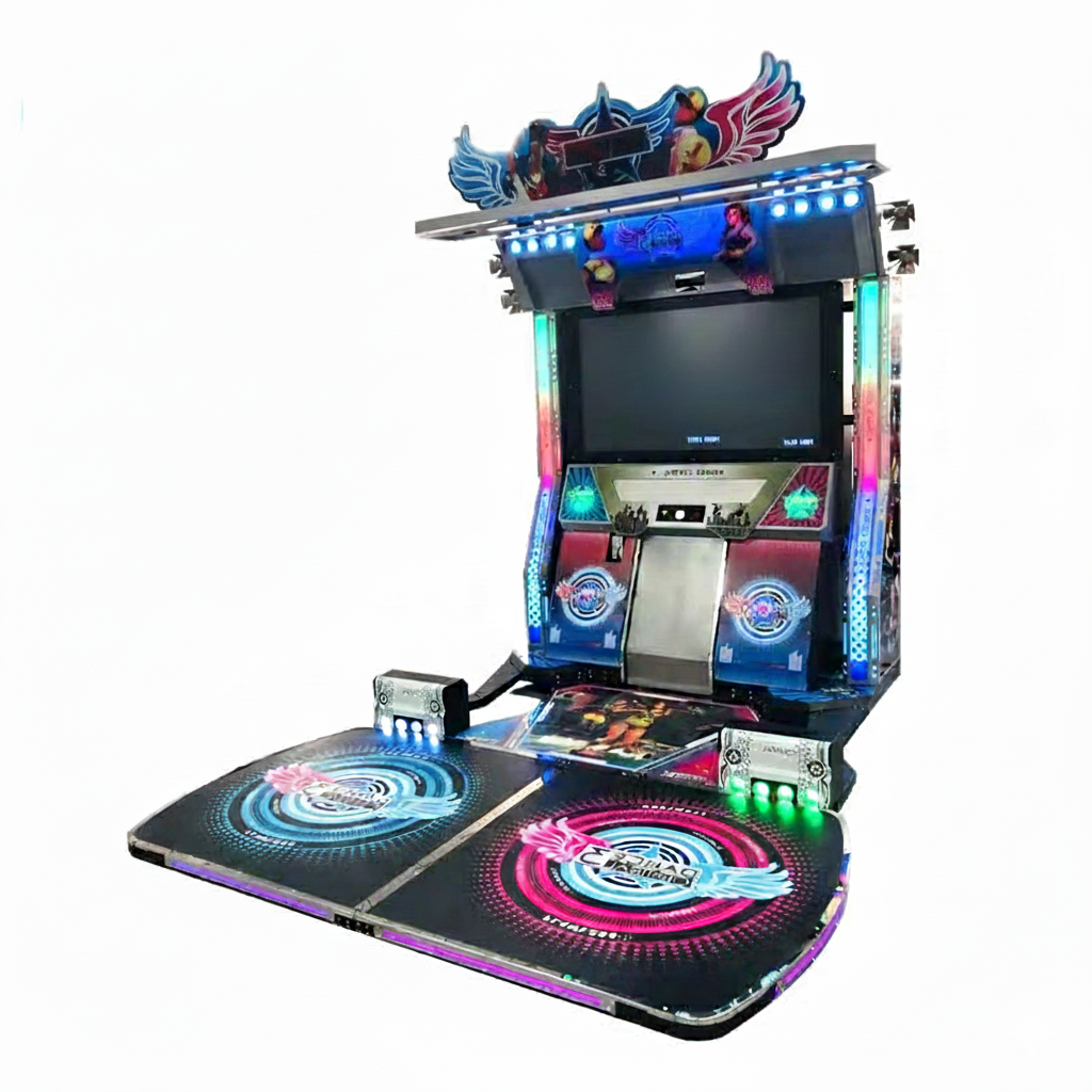 Multiplayer Rhythm Dance Battle Arcade Machine