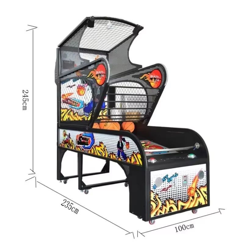 Indoor Arcade Basket Ball Machine Shooting Ball Machine Basket Ball Arcade Game Street Basketball Arcade Game Machine