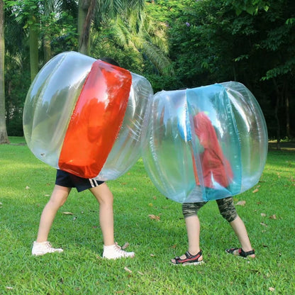 Inflatable Bump Ball Adult & Children Outdoor Grass Touch Ball Durable PVC Body Bubble Bounce Ball Fun Sumo Buffer Ball Toy