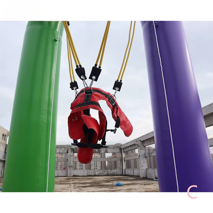 Commercial Inflatable Bungee Trampoline Game for Kids & Adults