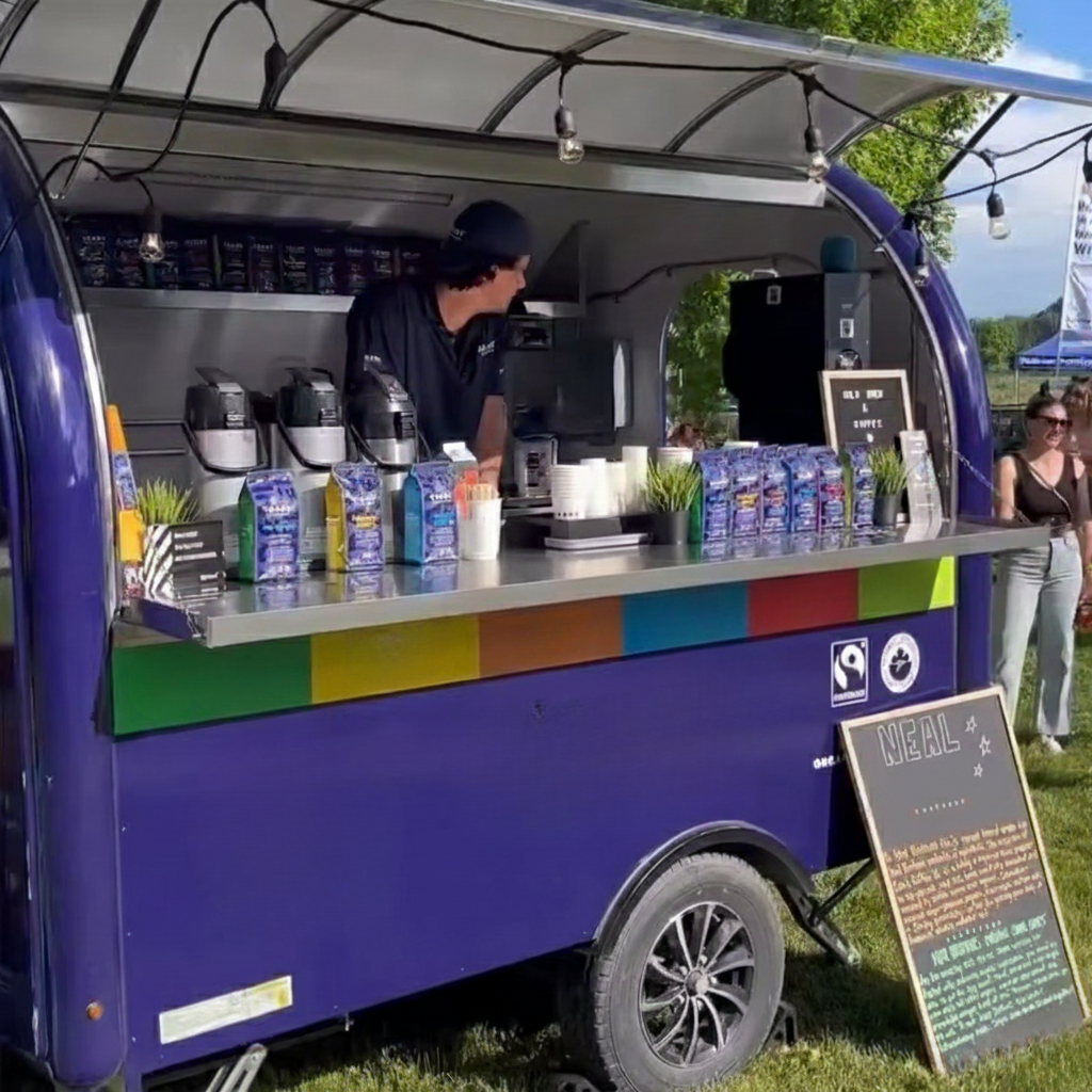 Fully Equipped Stainless Steel Mobile Food Trailer