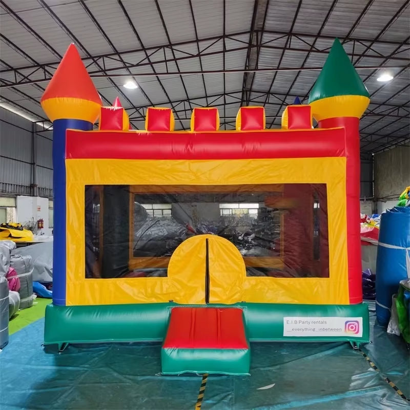 Inflatable Bouncer Jumping Castle Outdoor Game Commercial PVC Bounce House Party Jumper Bouncing and Slide Combo for Kids