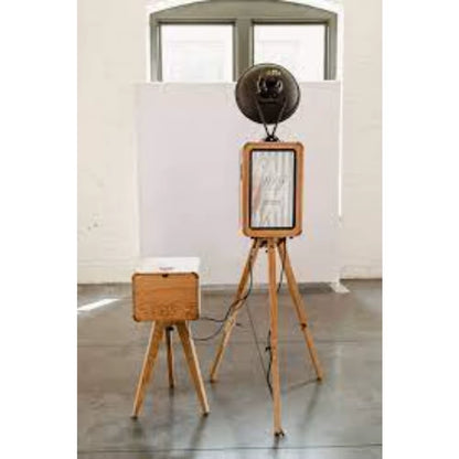 Double-Sided Oak Photo Booth 18.5 Touch Screen Display Ipad Photo Booth Case Wood Machine Photo Booth Printer