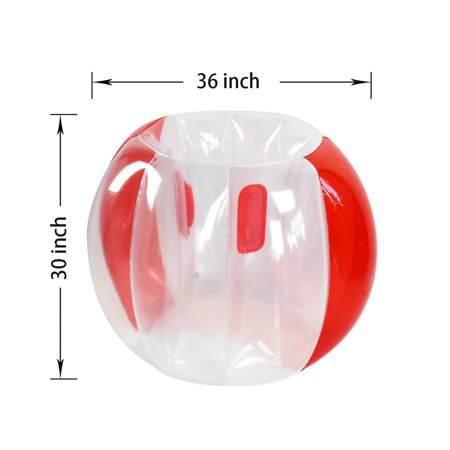 Inflatable Bump Ball Adult & Children Outdoor Grass Touch Ball Durable PVC Body Bubble Bounce Ball Fun Sumo Buffer Ball Toy