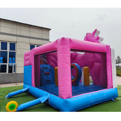 Cartoon Theme Unicorn Inflatable Bouncy House