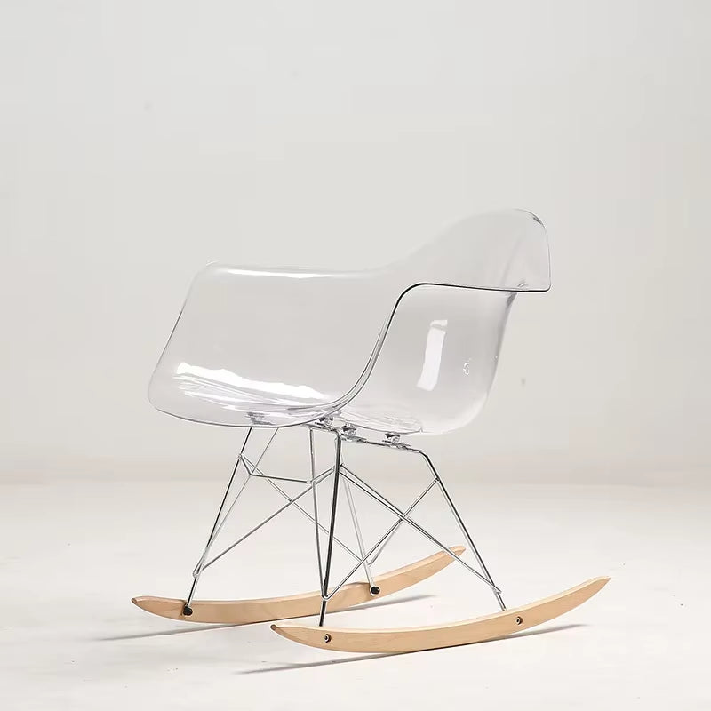 Nordic Transparent Dining Chairs Minima Chairs for Living Room Creative Portable Chair Modern Armchairs Home Furniture