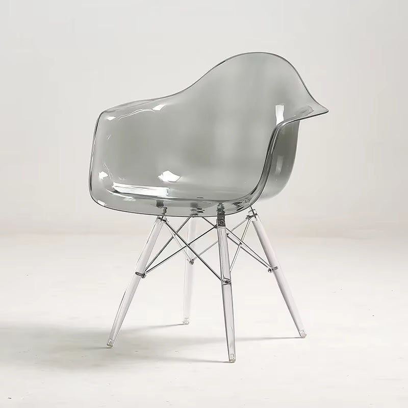 Nordic Transparent Dining Chairs Minima Chairs for Living Room Creative Portable Chair Modern Armchairs Home Furniture