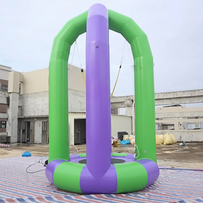 5M Tall Airtight Inflatable Bungee Jump Trampoline