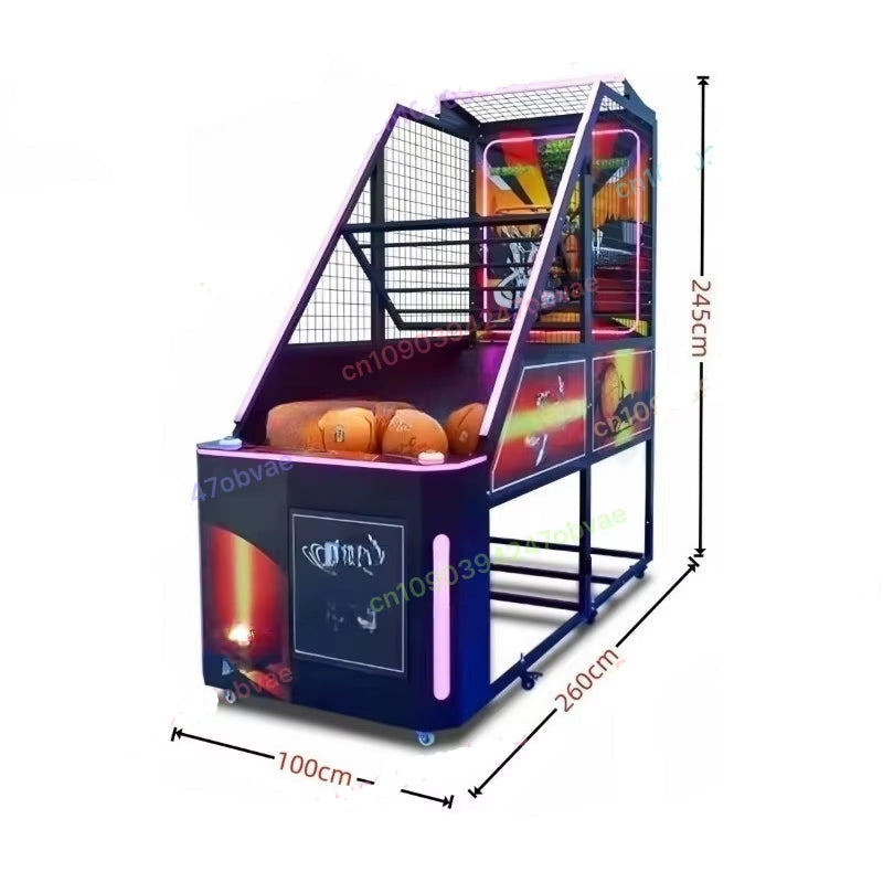 Video Game City Scoring Large Ordinary Basketball Machine Coin Game Machine Entertainment Equipment Arcade Basketball Machine