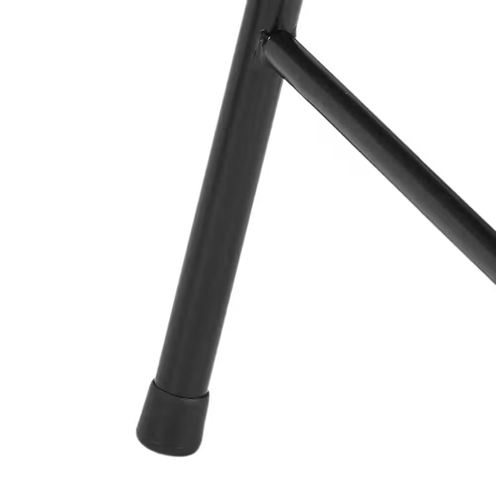 Black Metal Stackable Folding Chair (Set of 4)