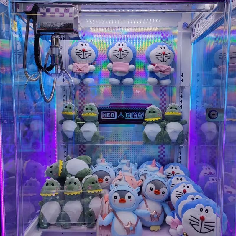 Neofuns Claw Crane Grab Machine Coin Operated Games Toy Plush Vending Arcade Metal Cabinet Doll Machine with Bill Acceptor