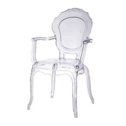 Transparent Simple Dining Chairs Creative Kitchen Furniture Household Acrylic Crystal Dining Chair Designer Palace Style Stool H