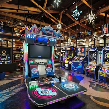 Multiplayer Rhythm Dance Battle Arcade Machine