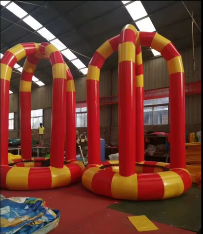Single Person PVC Inflatable Bungee Trampoline Ride