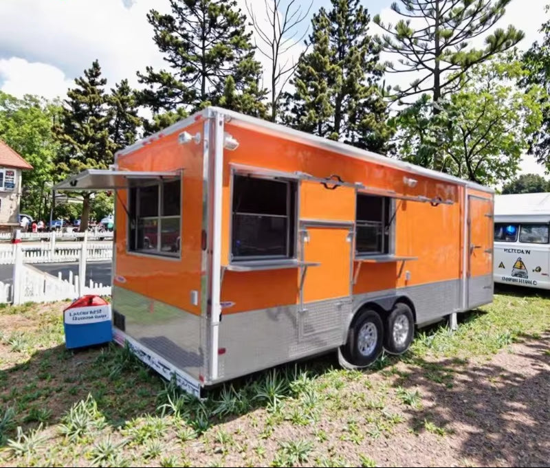 Customized Fully Catering Equipped Food Trailer with Kitchen Gear for USA Hot Dog Vending Use