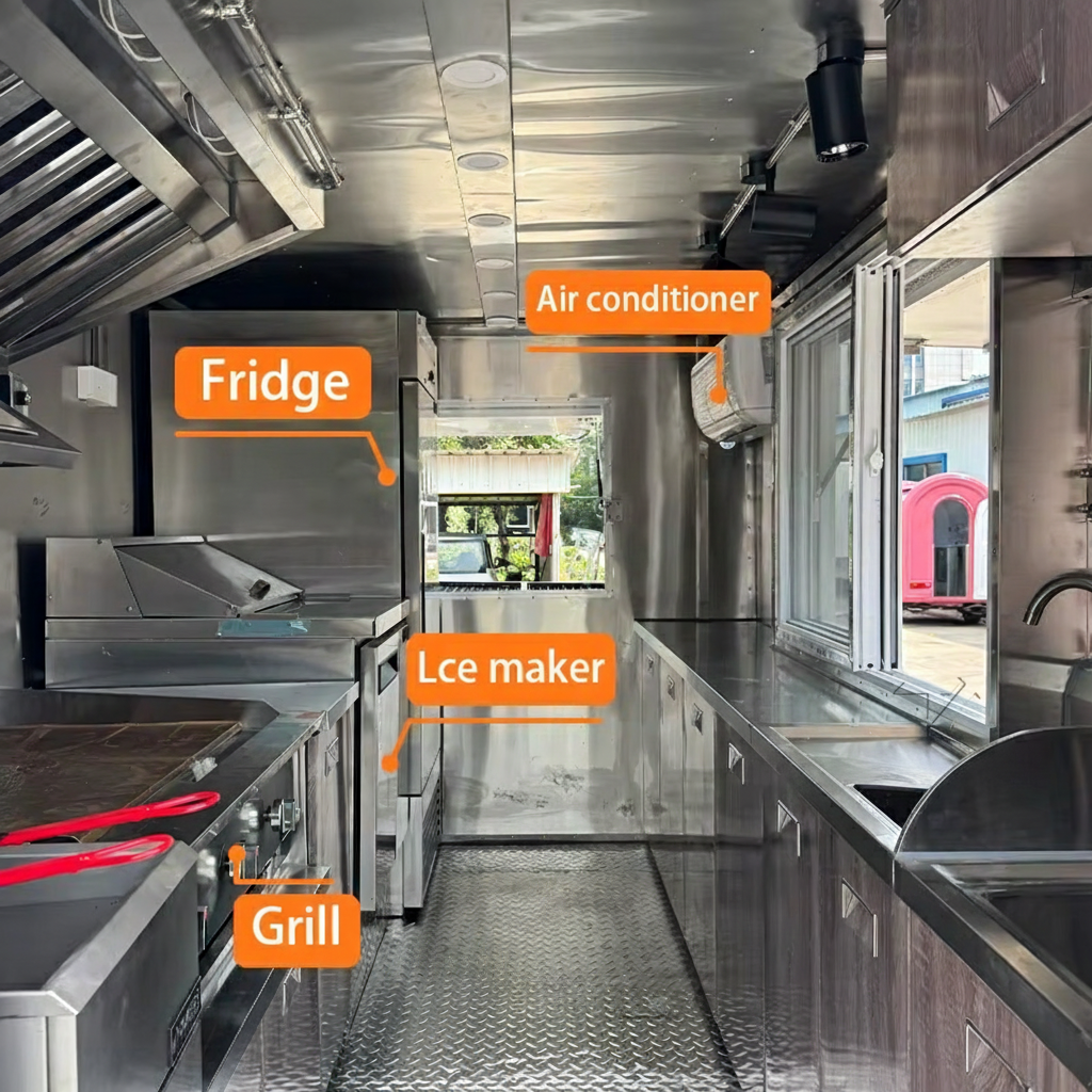 Mobile Matcha Dessert Food Cart