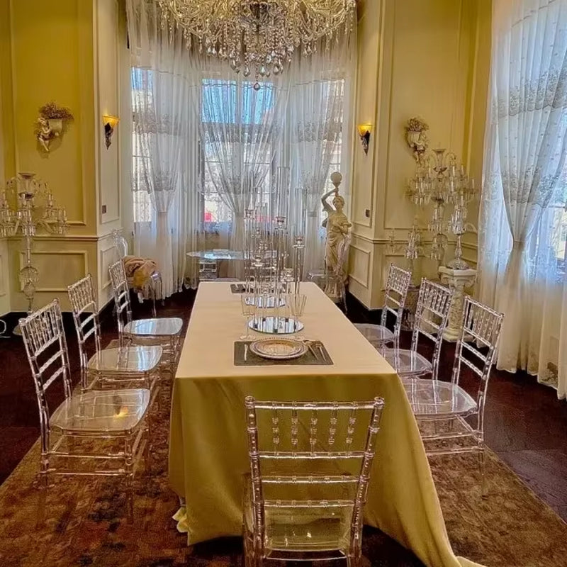 'Hotel Event Party Rental Transparent Acrylic Tiffany Clear Chair