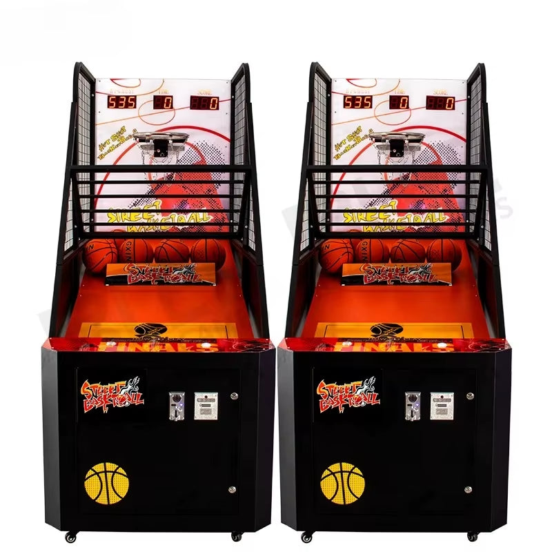 Street Basketball Arcade Game Machine Coin Operated Basketball Machine Shooting Game Machine Kits