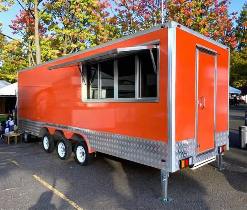 Customized Fully Catering Equipped Food Trailer with Kitchen Gear for USA Hot Dog Vending Use