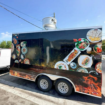 Concession Food Truck Fabrication – Mobile Coffee & Hot Dog Food Trailer