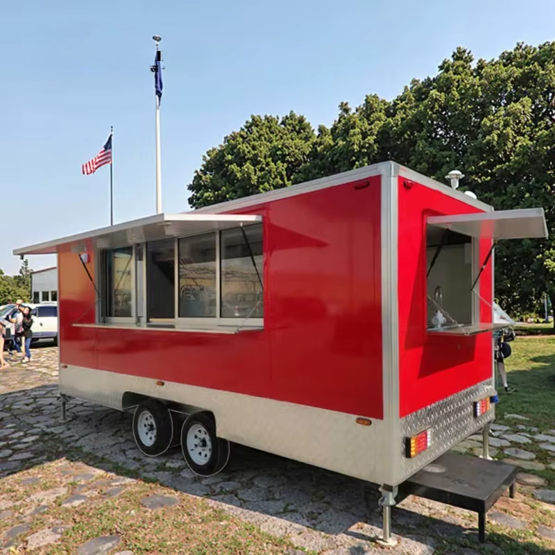 Customized Fully Equipped Food Trailer for Hot Dog & Street Food Vending