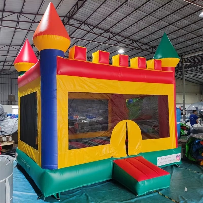 Inflatable Bouncer Jumping Castle Outdoor Game Commercial PVC Bounce House Party Jumper Bouncing and Slide Combo for Kids