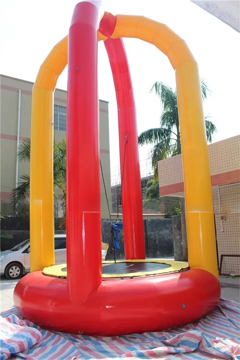 Commercial Inflatable Bungee Jumping Trampoline Game