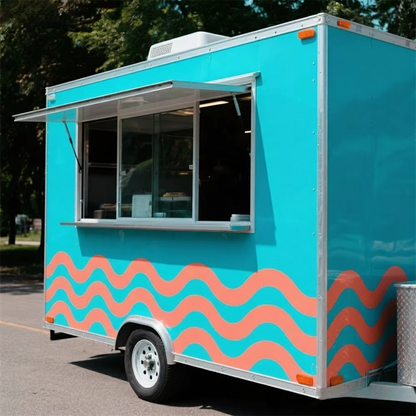 Fully Equipped Mobile Concession Food Trailer