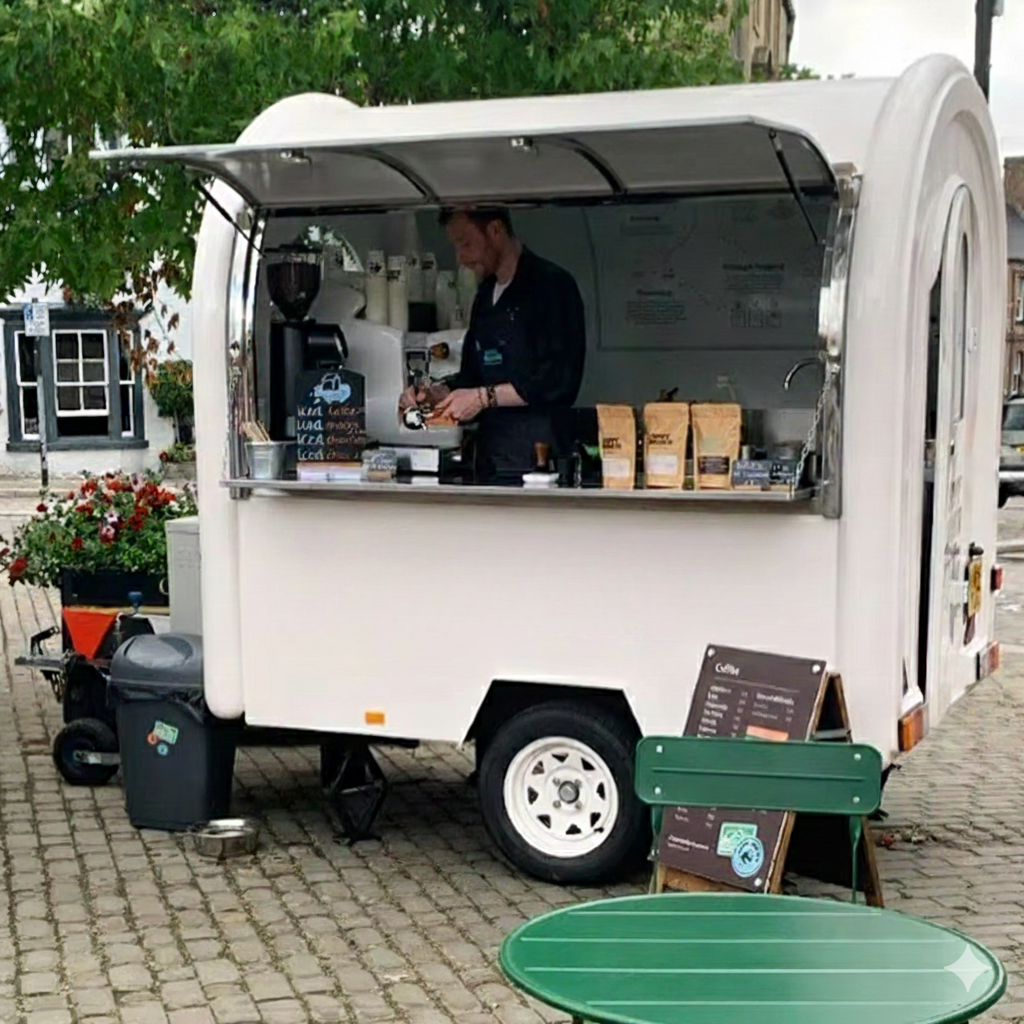 Mobile BBQ Food Trailer with Full Kitchen Equipment