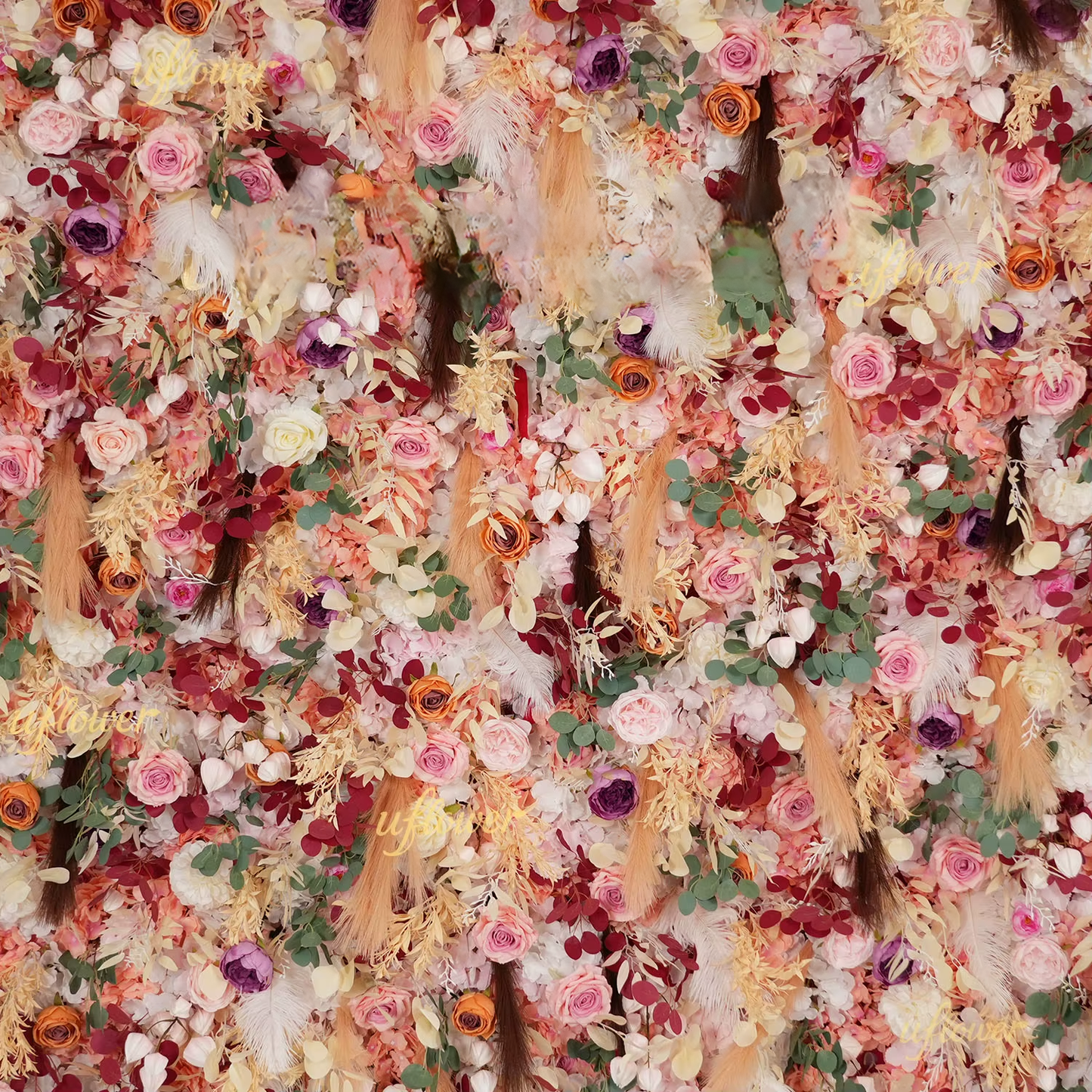 5D Romantic Flower Wall Backdrop Decor