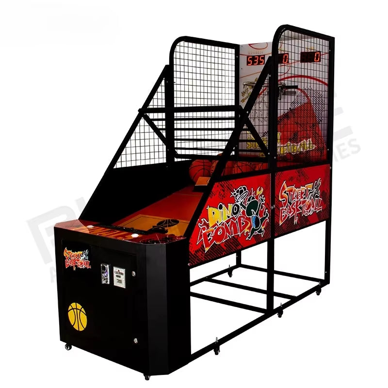 Street Basketball Arcade Game Machine Coin Operated Basketball Machine Shooting Game Machine Kits