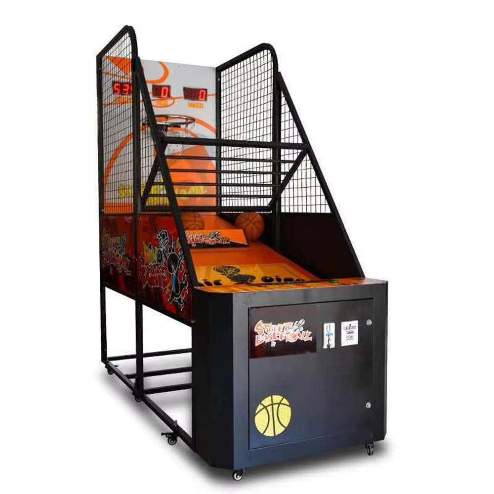 HOT Selling Basketball Shooting Machine Indoor 55 Inch Big Screen Coin Operated Street Basketball Arcade Games Machines Adults