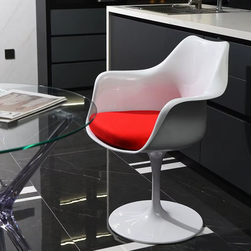 Chic Tulip Reception Chair: High-End Nordic Aesthetic, Perfect for Studios & Casual Meetings