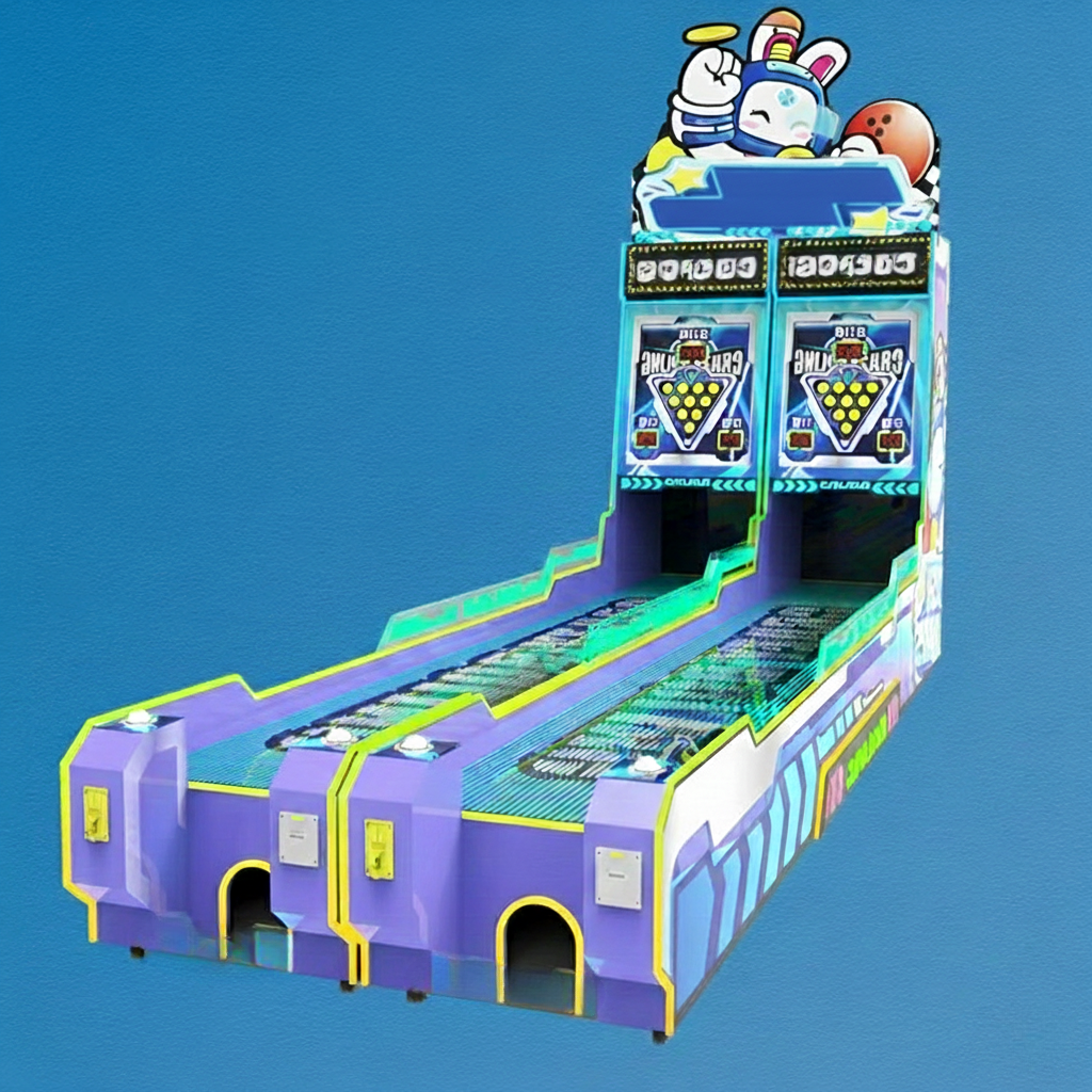 Electric Indoor Arcade Bowling Machine 65" LCD