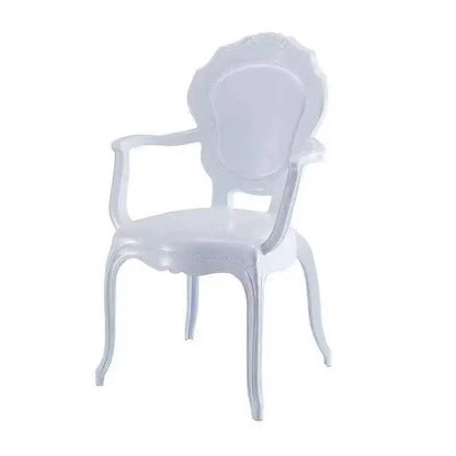 Transparent Simple Dining Chairs Creative Kitchen Furniture Household Acrylic Crystal Dining Chair Designer Palace Style Stool H
