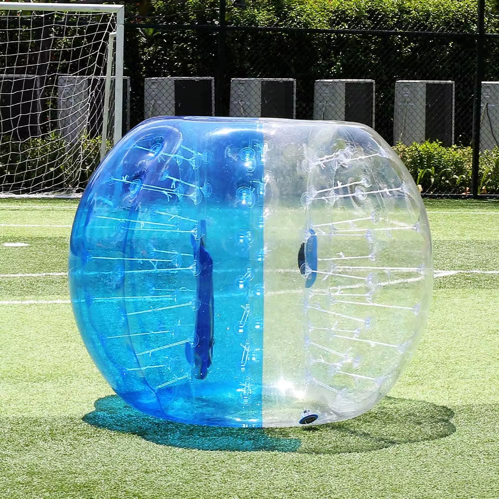 100%TPU Material Air Bubble Soccer Zorb Ball 1M Air Bumper Ball Inflatable Bubble Football,Zorb Ball for Child