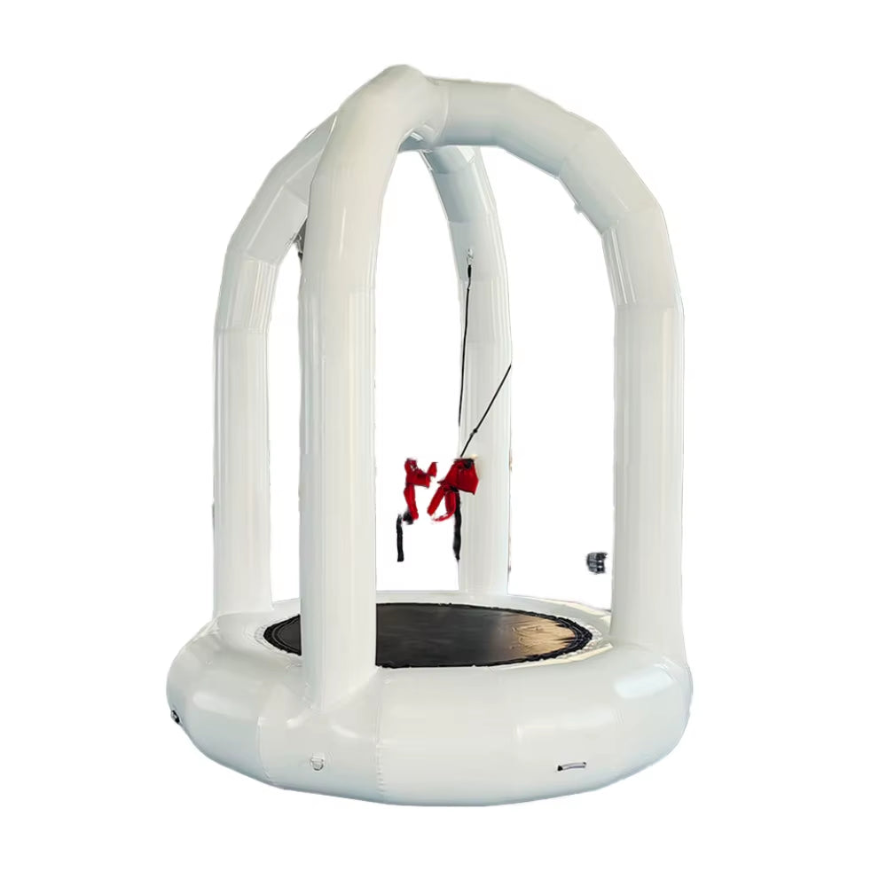 Outdoor Commercial Blow up Kids Bungee Jumping Trampoline for Events Rental Inflatable Bungee Outdoor Inflatable Trampoline Hot