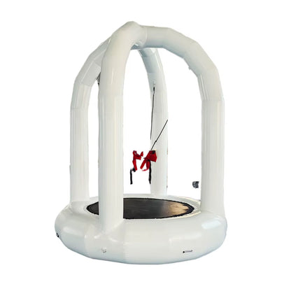 Outdoor Commercial Blow up Kids Bungee Jumping Trampoline for Events Rental Inflatable Bungee Outdoor Inflatable Trampoline Hot
