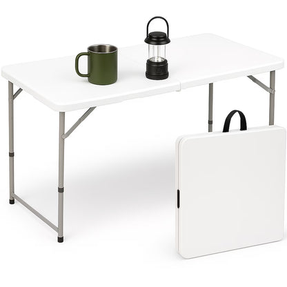 4 Foot Folding Table White