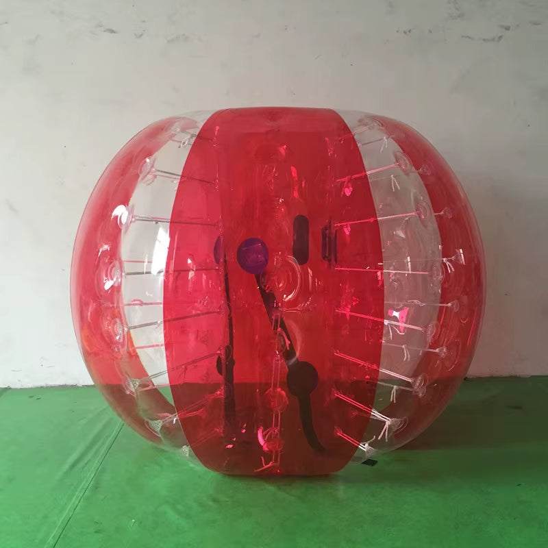 100%TPU Material Air Bubble Soccer Zorb Ball 1M Air Bumper Ball Inflatable Bubble Football,Zorb Ball for Child