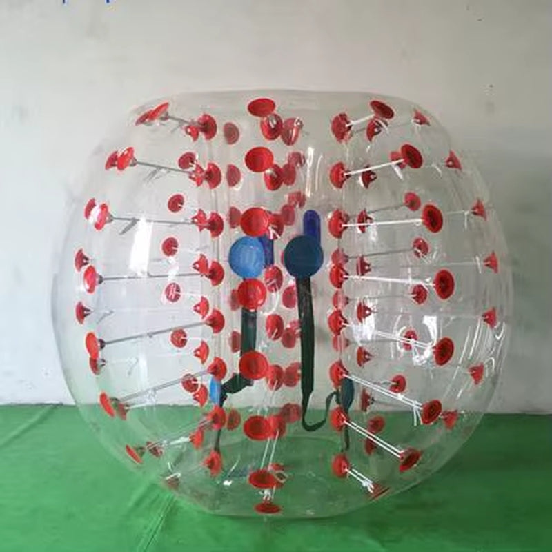 100%TPU Material Air Bubble Soccer Zorb Ball 1M Air Bumper Ball Inflatable Bubble Football,Zorb Ball for Child