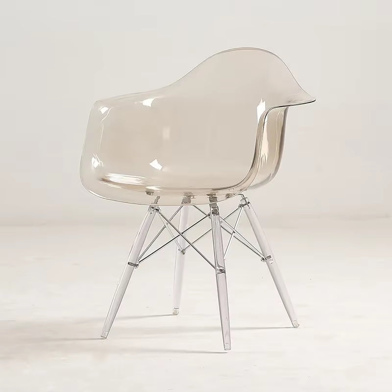 Nordic Transparent Dining Chairs Minima Chairs for Living Room Creative Portable Chair Modern Armchairs Home Furniture