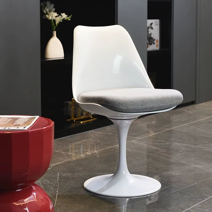 Chic Tulip Reception Chair: High-End Nordic Aesthetic, Perfect for Studios & Casual Meetings