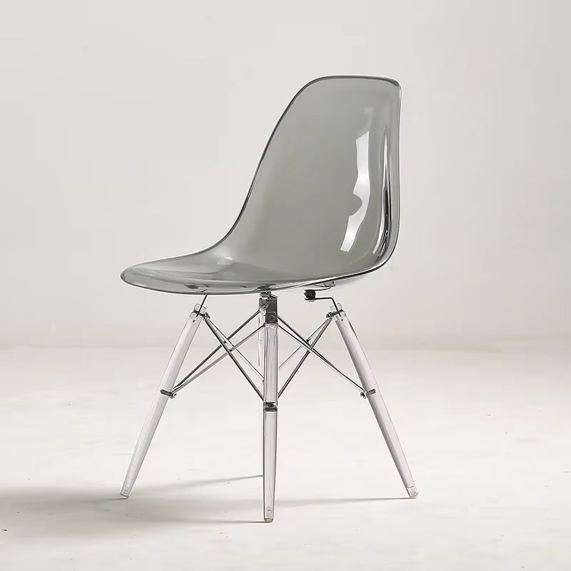 Nordic Transparent Dining Chairs Minima Chairs for Living Room Creative Portable Chair Modern Armchairs Home Furniture