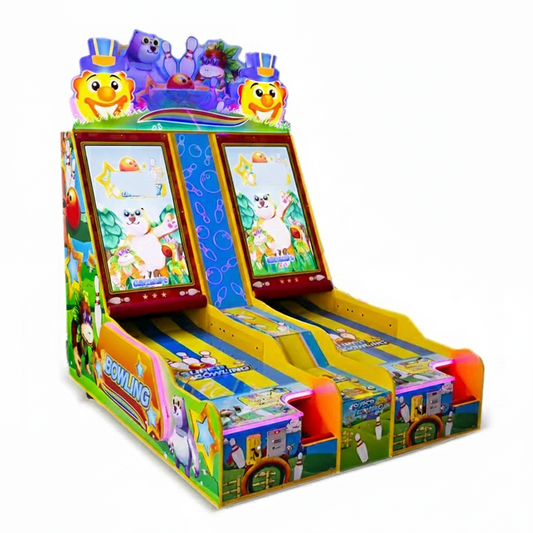 Indoor Coin-Operated Electronic Bowling Arcade Machine (2-Player)