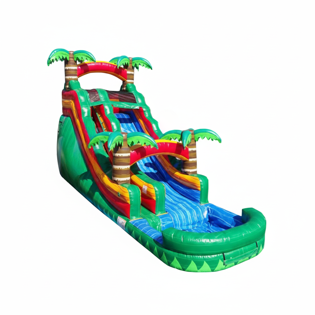 Portable Inflatable Bounce House & Water Slide for Kids