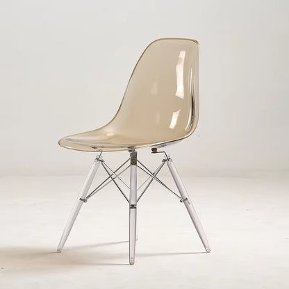 Nordic Transparent Dining Chairs Minima Chairs for Living Room Creative Portable Chair Modern Armchairs Home Furniture