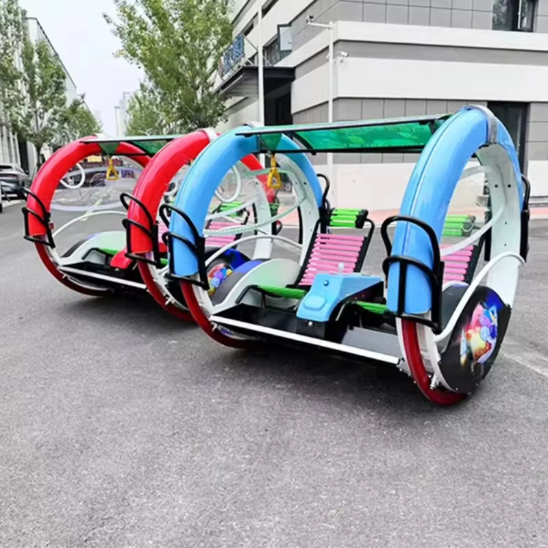 Double Occupancy PVC Music Bar Car Roller Coaster Indoor and Outdoor Use Children'S Night Market Amusement Equipment