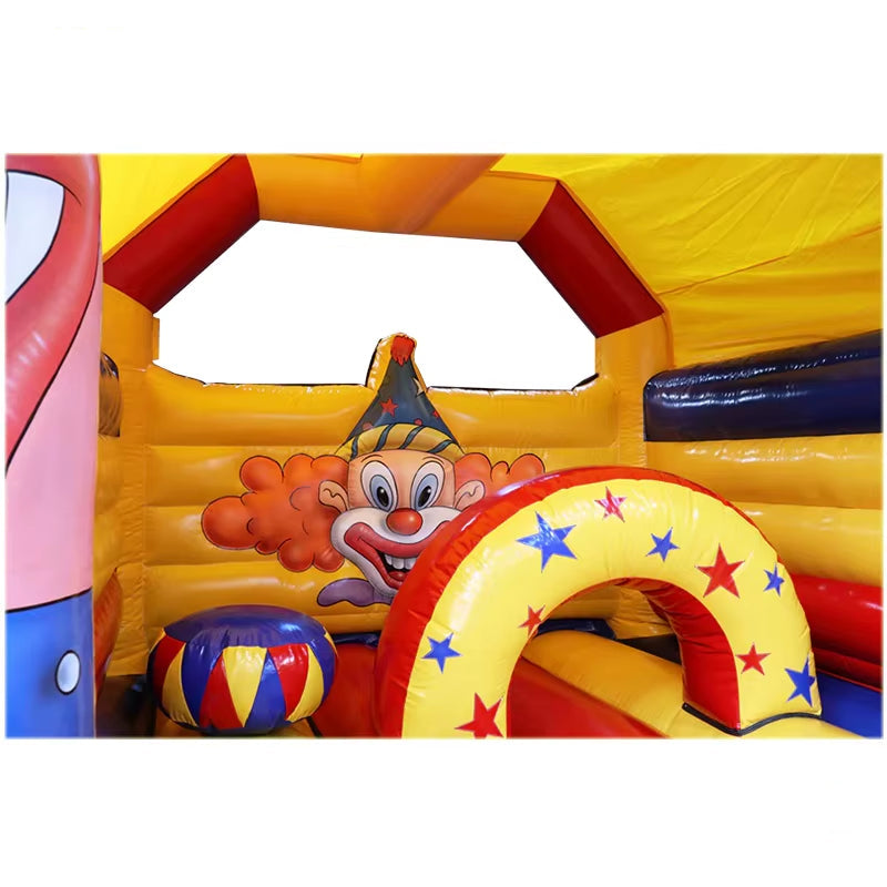 Fast Air Ship to Door, Commercial Clown Bounce House Circus Bouncy Castle Jumping Houses for Party